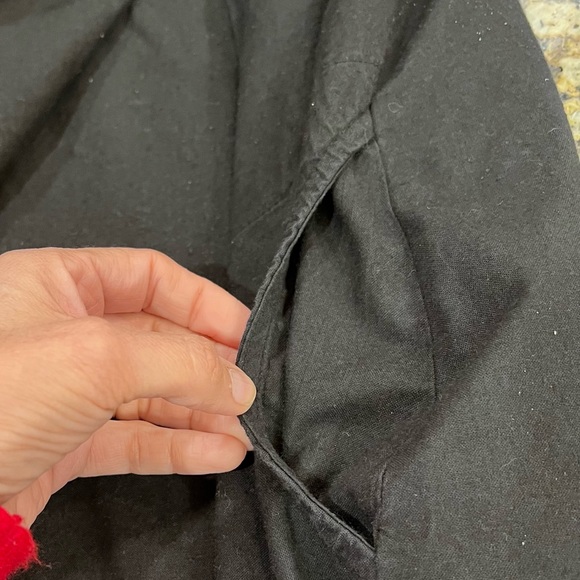 Prairie Underground Black Asymmetrical Wrap Dress Size 6 - Picture 9 of 12